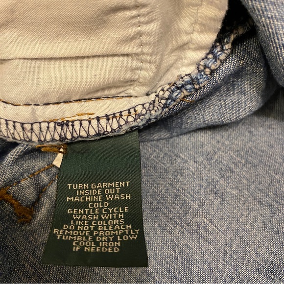 Lauren Ralph Lauren Womens Jeans sz 10 Blue Denim Stretch Classic Bootcut - Picture 5 of 6